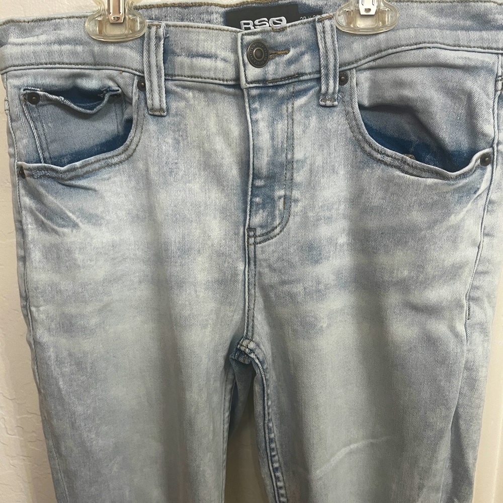 Men’s RSQ brand light denim acid washed jeans